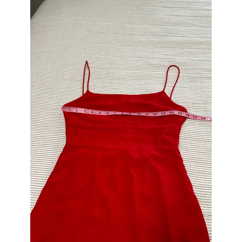 Revolve Superdown Dixie Backless Red Mini Dress S… - image 4